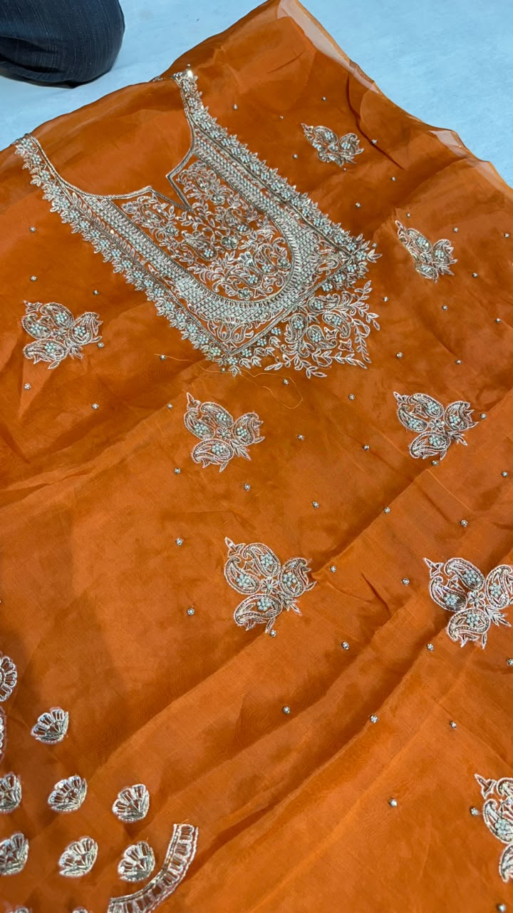 Heavy handwork fully furnished suit - Image 1